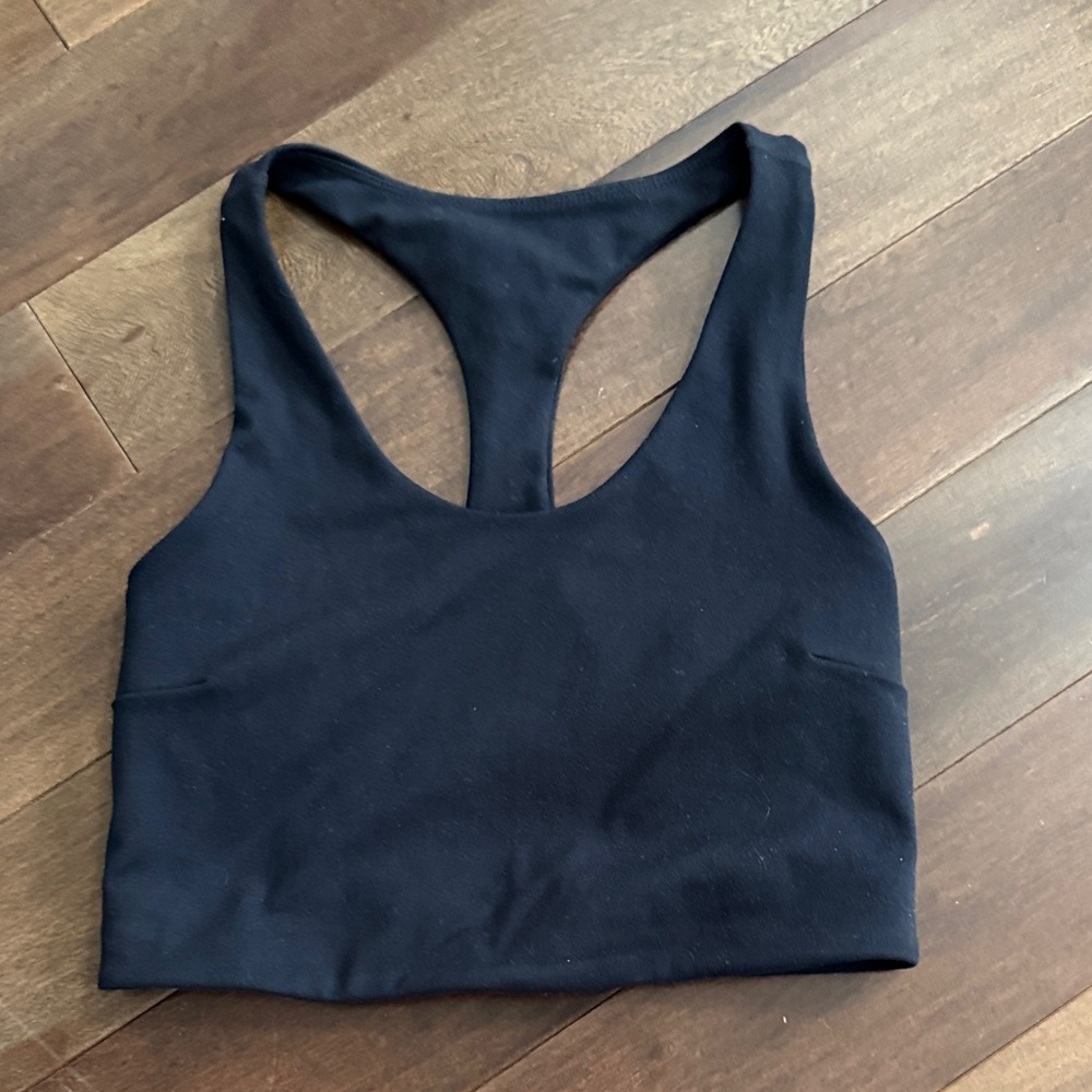 Zella Black Racerback Sports Bra